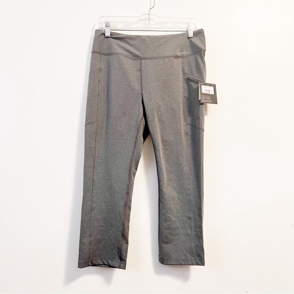 Eddie Bauer Women's Gray Traverse Outdoor Hiking  Trail Capri Sz M NWT